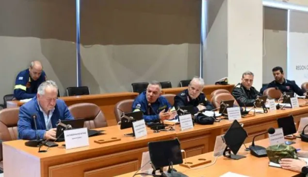 Συνεδρίαση του Περιφερειακού Συντονιστικού Οργάνου Πολιτικής Προστασίας ενόψει της αντιπυρικής περιόδου