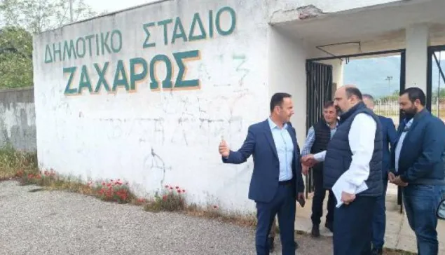 Ο Δήμαρχος Ζαχάρως με τον υφυπουργό παρά τω Πρωθυπουργώ για τις ζημιές από τον σεισμό