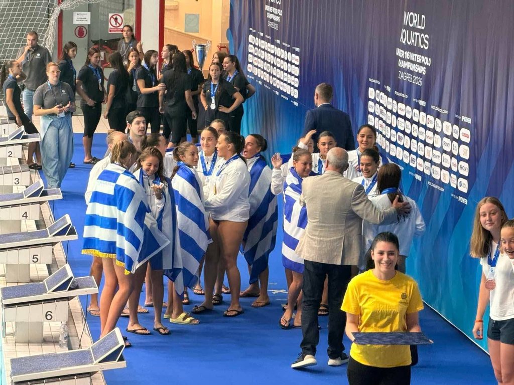 Τέσσερις Πατρινές πρωταθλήτριες κόσμου στην κατηγορία πόλο Κ16