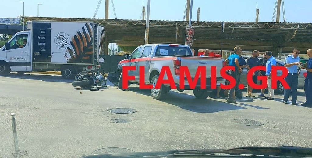 Πάτρα: Τροχαίο – σοκ στην Ακρωτηρίου με εμπλοκή αγροτικού και μηχανής! Η παροχή προτεραιότητας… στην διασταύρωση