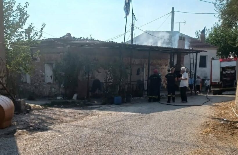 Εμεινε άστεγη γυναίκα στις Βελιτσές! Κάηκε το σπίτι της