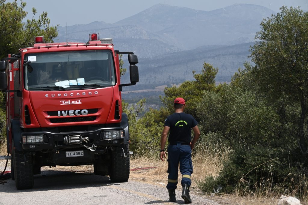 Σάμος: Φωτιά στο όρος Κέρκης – Συναγερμός στην Πυροσβεστική