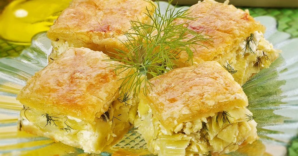 Πρασόπιτα με φέτα