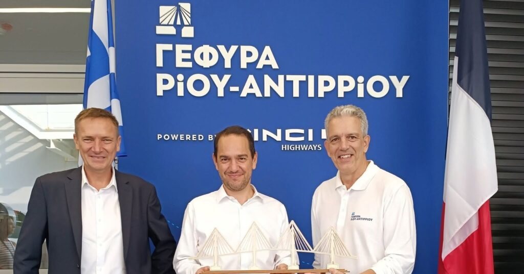 Επίσκεψη του νέου Γάλλου Πρέσβη στη Γέφυρα Ρίου–Αντιρρίου